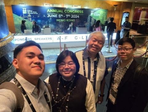 Team selfie at WOO Annual Congress 2024